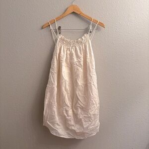 H&M Bubble Mini Dress in Cream- Women’s size Medium